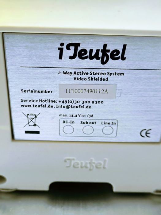 Sistem Teufel cu Bluetooth Subwoofer activ 50W