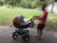 Бебешка количка Adamex употребявана за кратко, изключително запазена