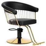 Mobilier Scaun frizerie coafor scafa ceramica Verde Negru Auriu