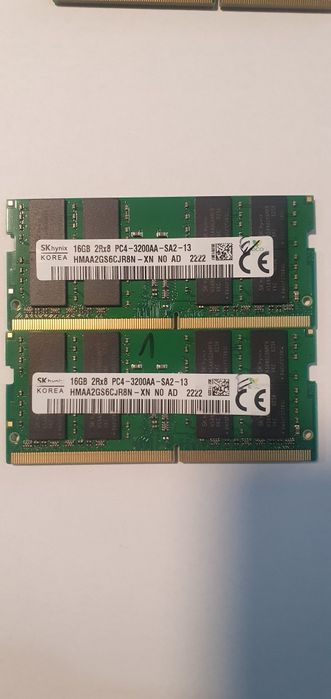 Memorie 32GB DDR4 3200 laptop sodimm, 2 x 16GB DDR4 3200