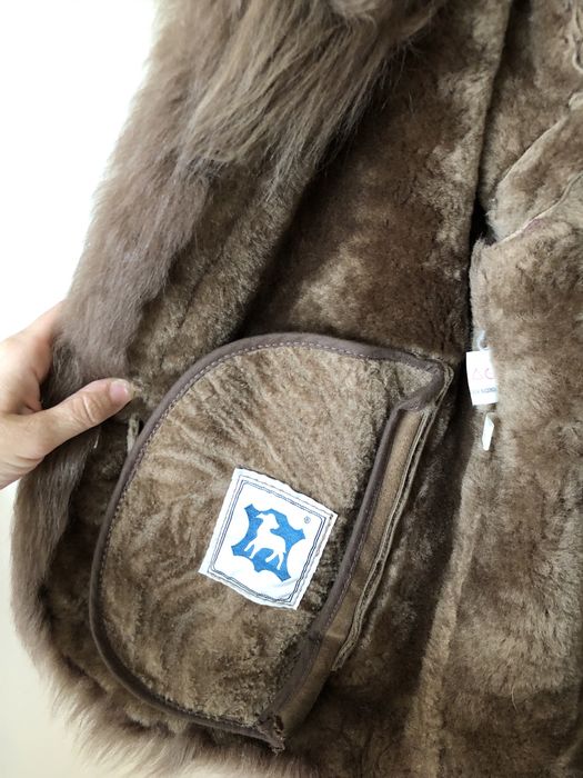 Дамско кожено палто, агнешка кожа, размер S