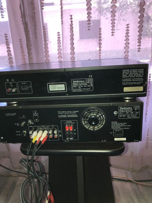 Stereo receiver și cd player Technics