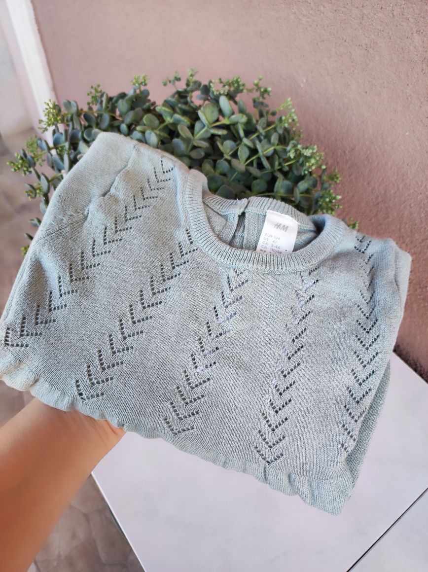 H&M пролетно - есенна рокля за момиче, размер 104