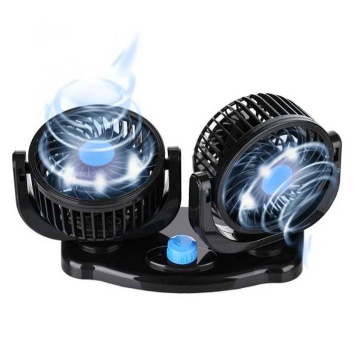 Вентилатор с Две Перки за Кола 12V- А- 2236