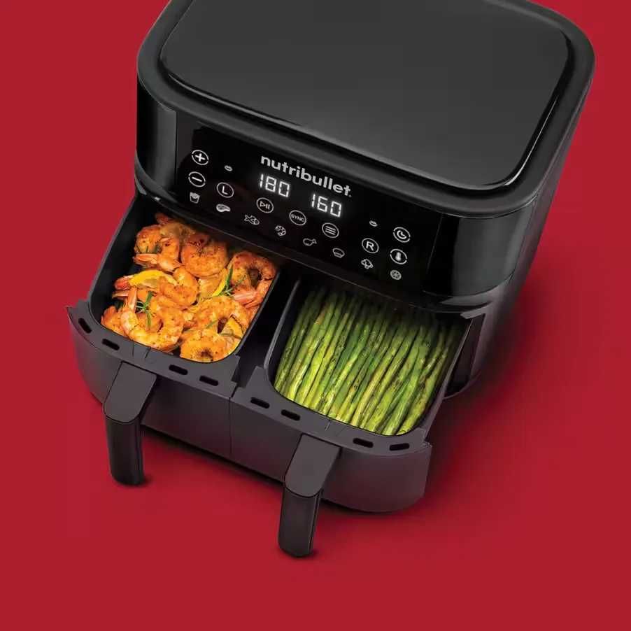 Nutribullet NBA081B Twin Drawer Air Fryer Official product