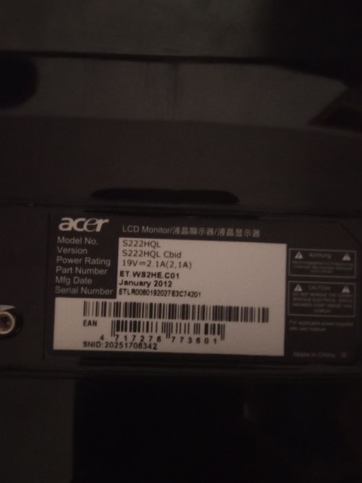 Monitor acer led