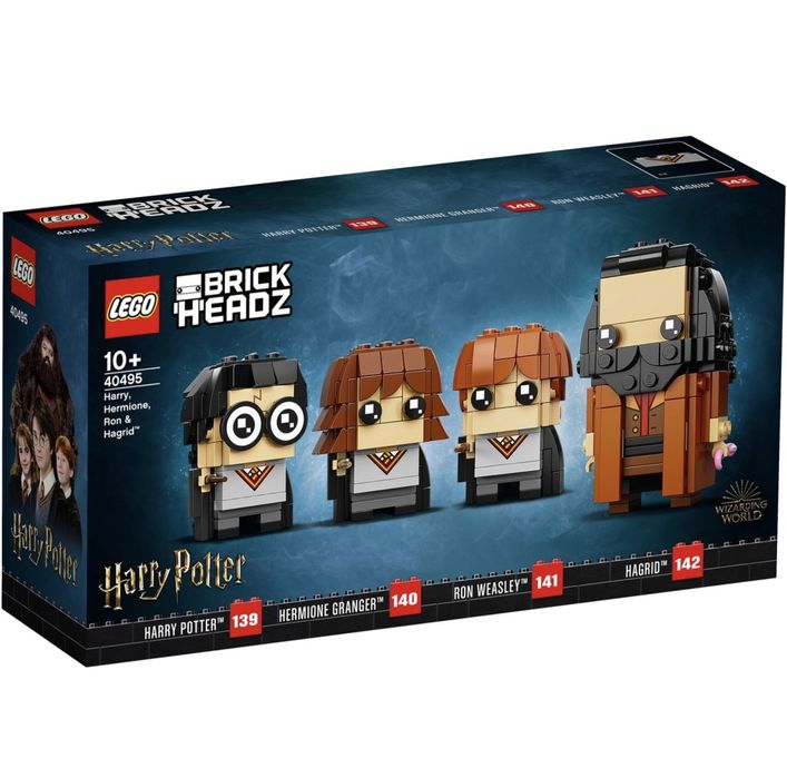 LEGO® BrickHeadz™ - Harry, Hermione, Ron si Hagrid™ 40495, 466 piese