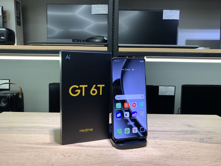 Realme GT 6T, 8/256 GB, Зеленый, камера не работает, 10871/А10