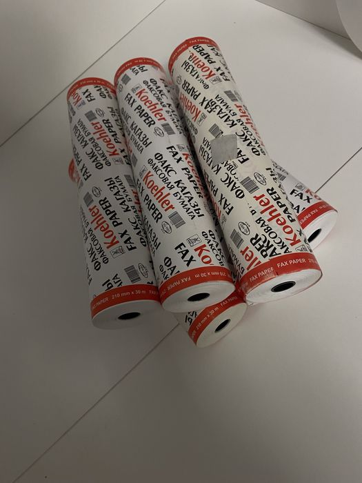 Факсовая бумага.