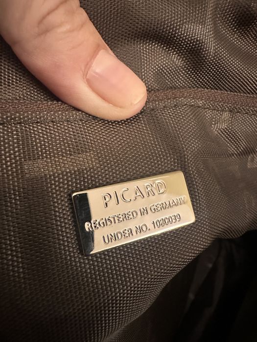 Geanta Picard piele naturala chocolate brown