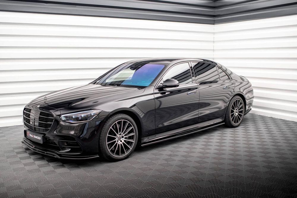 Добавки за прагове maxton design за mercedes benz w223 (2020-)