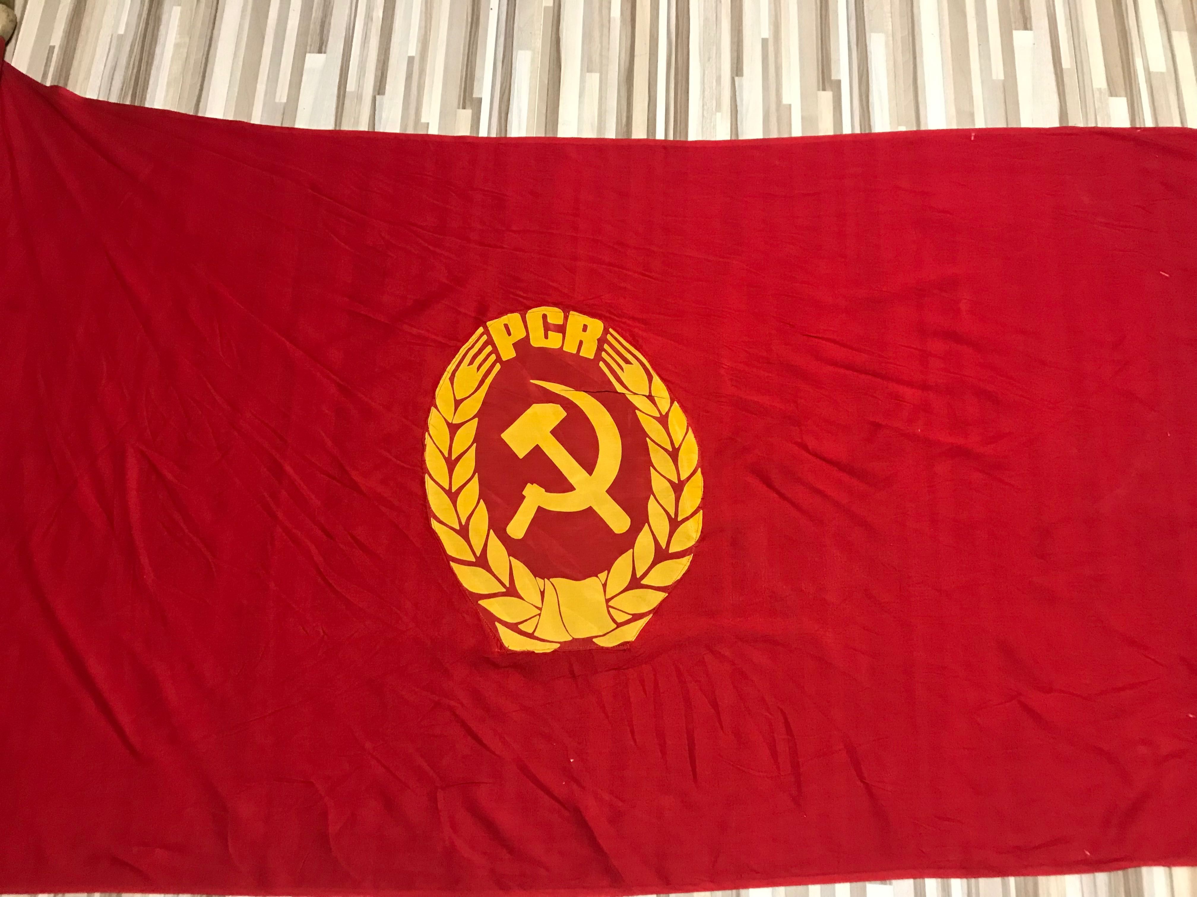 Steag  Drapel vechi  RSR PCR Comunism 2 modele