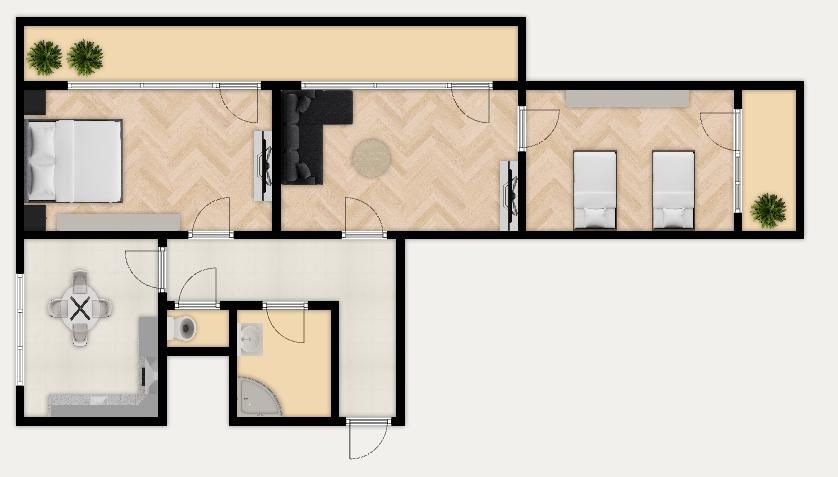 Продава се Тристаен апартамент в София, Красна поляна 2 - 90 кв.м за 2334 €/кв.м - Снимка #7