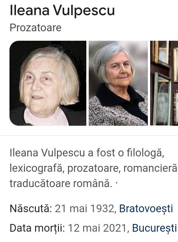 Volum SEMNAT de regretata scriitoare Ileana Vulpescu