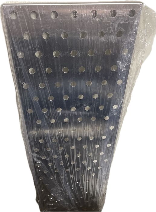 vand raft inox 28x96cm perforat