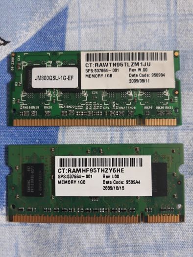 Memorii laptop DDR2 1Gb 800mhz