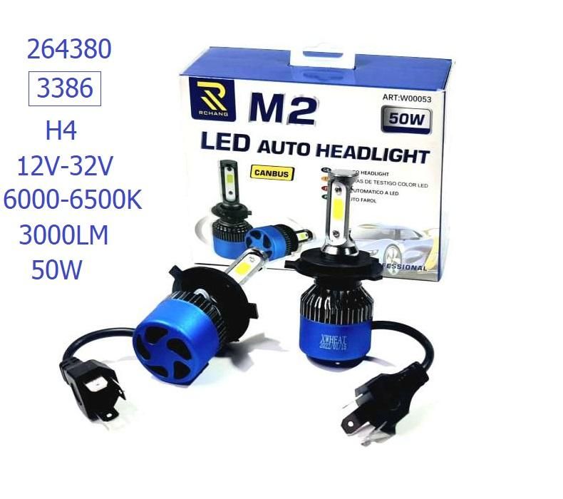 ЛЕД крушки М2 за фарове H4 клас CANBUS 50W