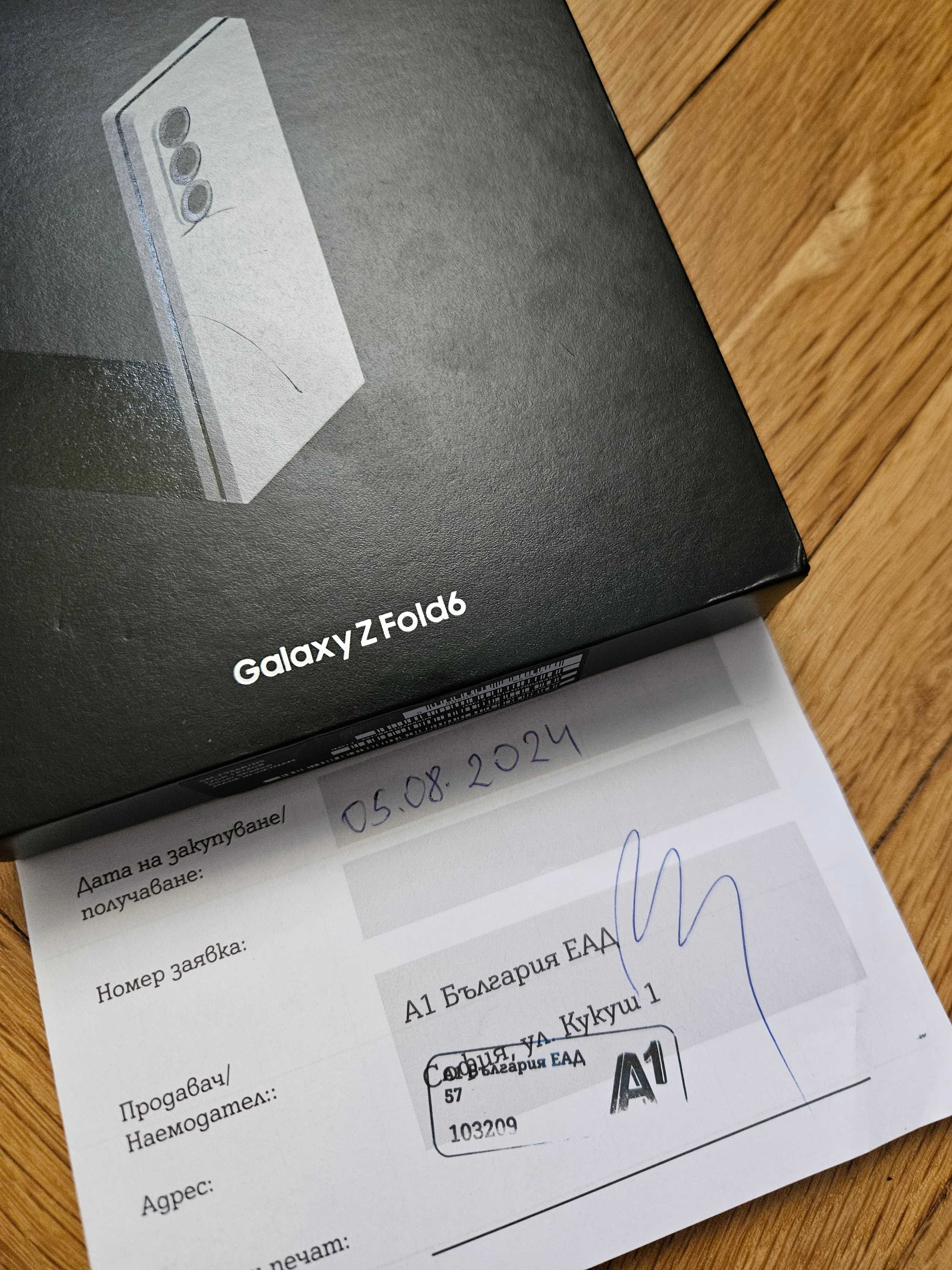 Samsung Galaxy Z Fold 6 5G 512GB Dual Sim Silver Shadow Чисто нов