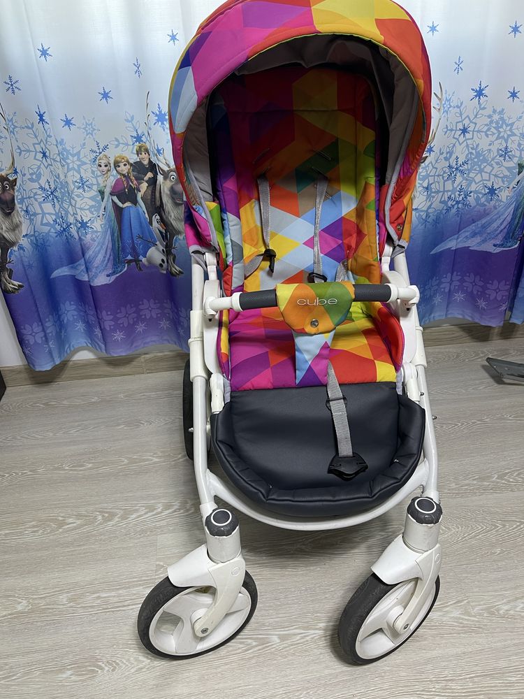 Carucior copii 3 in 1 Bexa Cube Rainbow