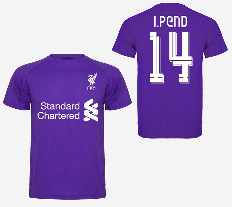 Екипи тениска шорти ЛИВЪРПУЛ LIVERPOOL с ИМЕ и НОМЕР по избор. 5 ЦВЯТА