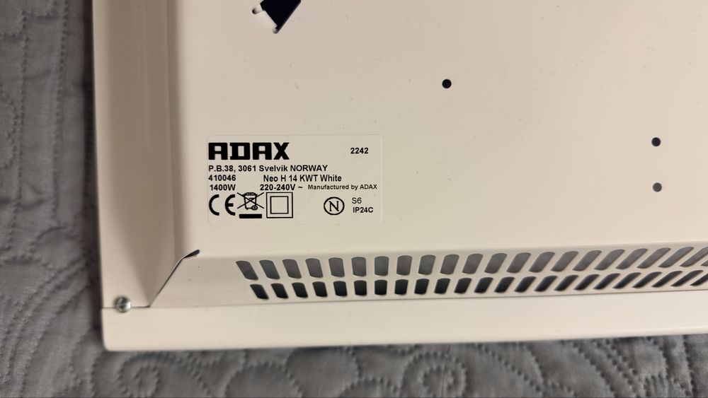 Конвектор ADAX NEO с Wi-Fi управление