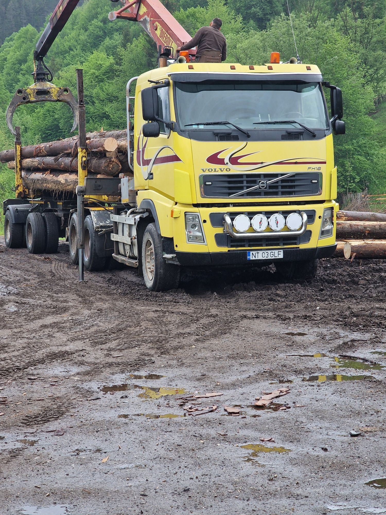 Volvo forestier fh16, 610cp