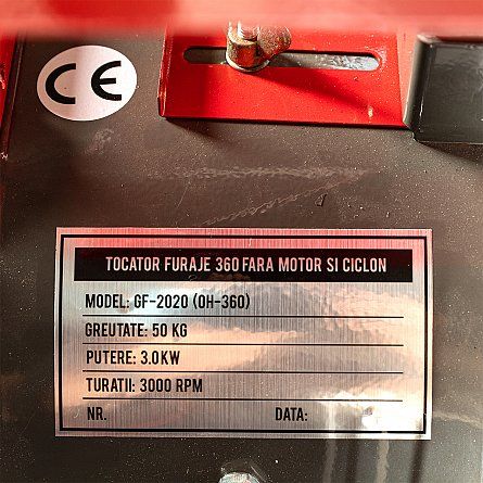 Moara tocator de furaje 360 fara motor si ciclon Micul Fermier Garanti