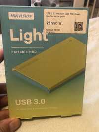 Внешний жесткий диск 1 TB 2.5", Hikvision Light T30, Green