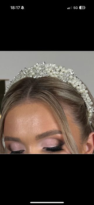 Diademă/coroniță mireasă + cercei