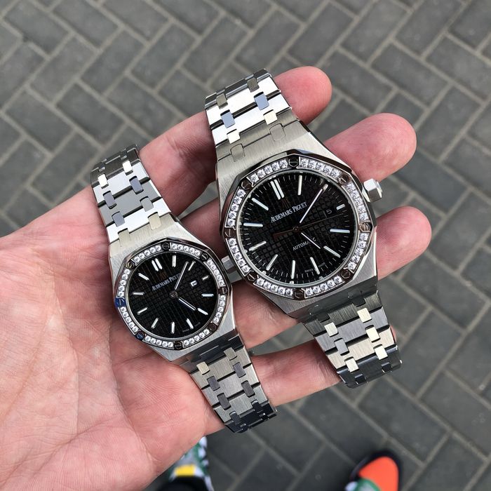 ceas ap royal oak black dial 41,mm