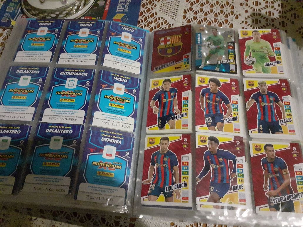 Colectie album complet cucartoane fotbal Spania 2023 Panini