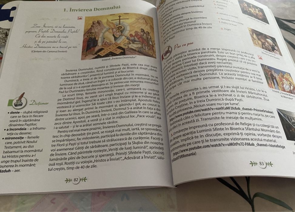 Religie. Cultul ortodox. cls. 3. Editura Litera.