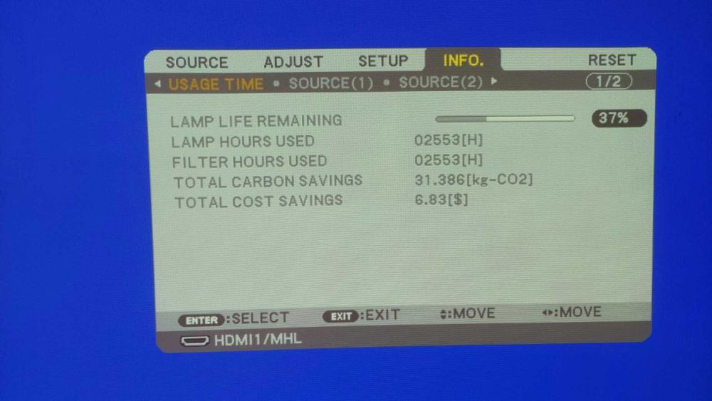Videoproiector ultra short throw NEC