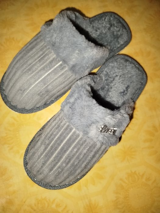 Тапочки женские, тёплые, домашние