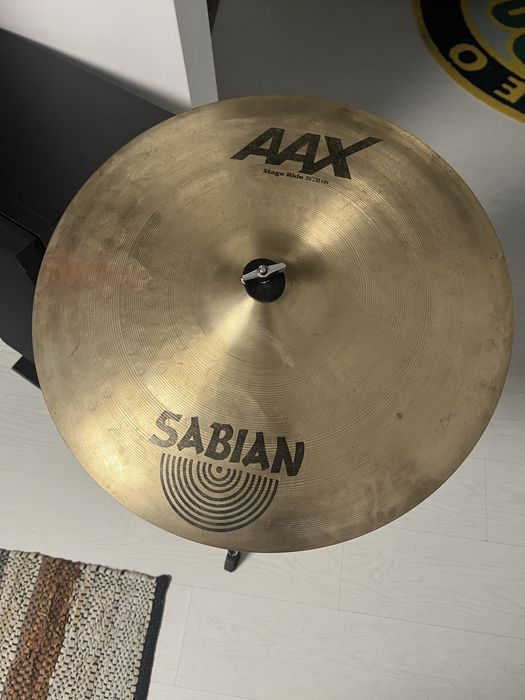 Cinel Sabian AAX stage Ride 20” 51 cm cymbal cowbell Dixon