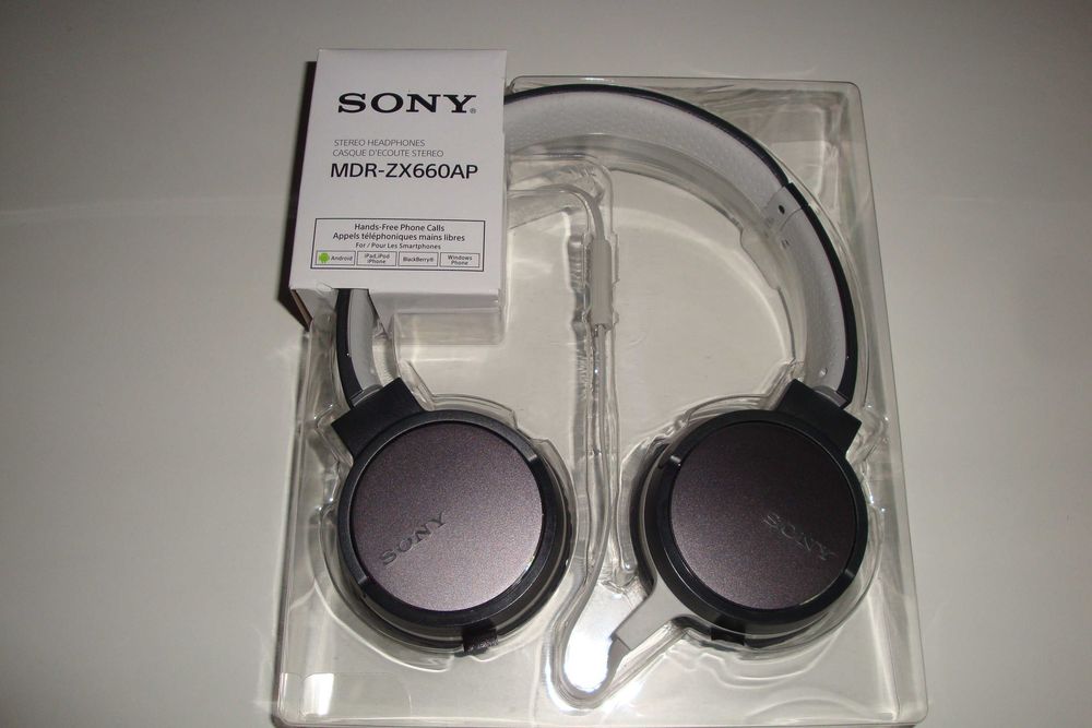 Casti SONY MDR-ZX660AP casti reglabile cu microfon