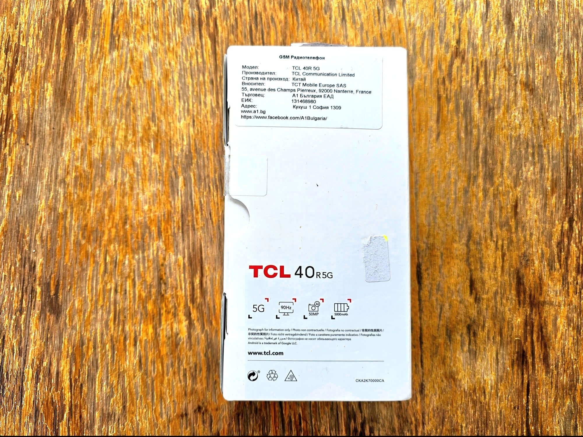 TCL 40R 5G 64GB "Нов"