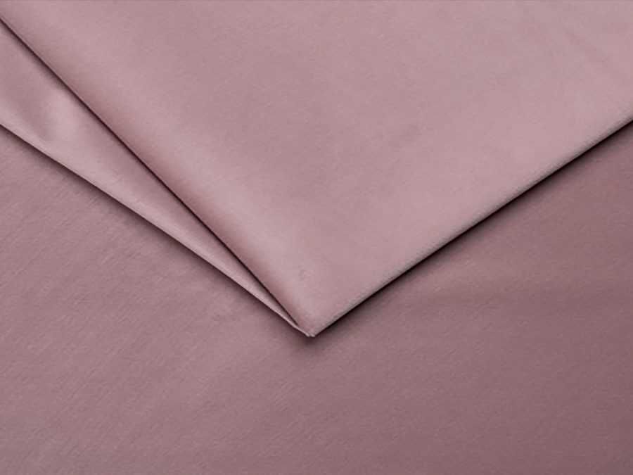 Pat Tapitat Leo Roz Velluto 14 cu tablie semirotunda rabatabil