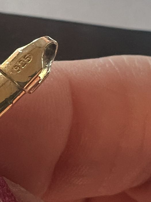 Inel argint si lant argint aurit MILOR