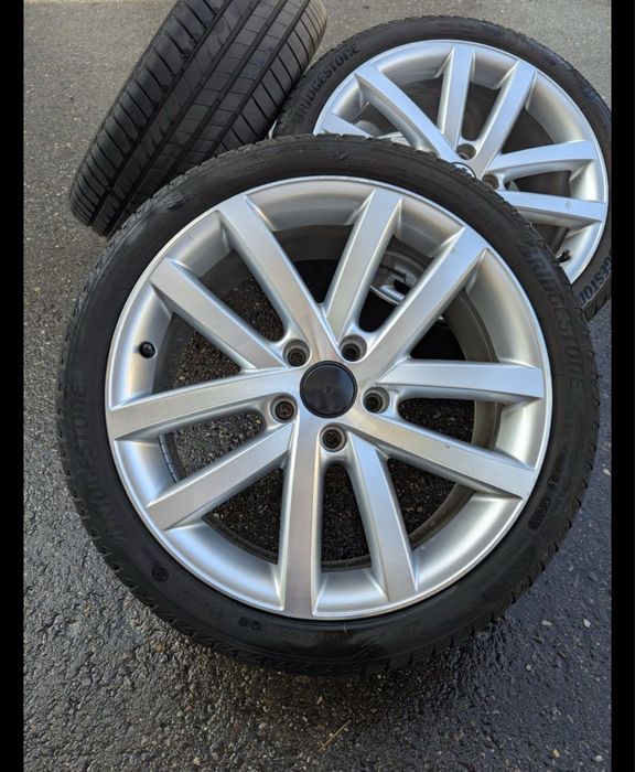 Джанти VW 18 5x112 оригинални Фолксваген 18” 5х112 GTD с летни гуми