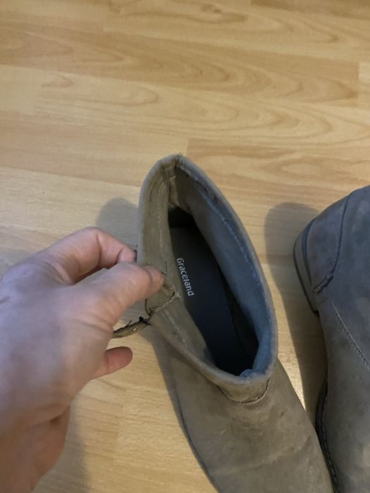 Cizme piele intoarsa