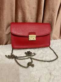 Geanta crossbody Furla Metropolis Mini rosie originala