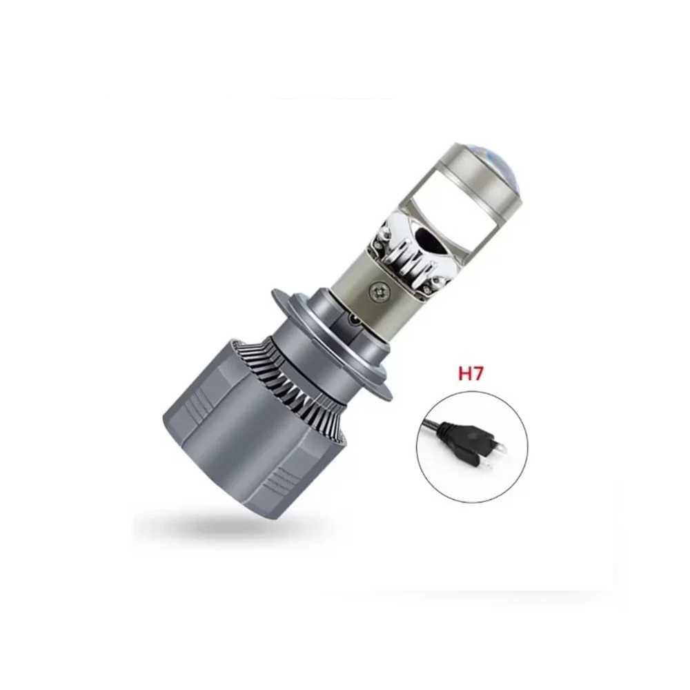 LED крушка с лупа H7 Canbus, 12-24V, 220W, 30000LM, 5700К