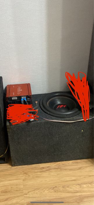 Продам саб с усилком