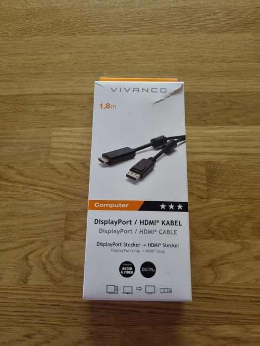 Vivanco DisplayPort / HDMI чисто нов