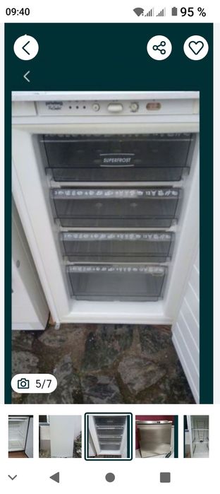 Vând congelator profesional inox