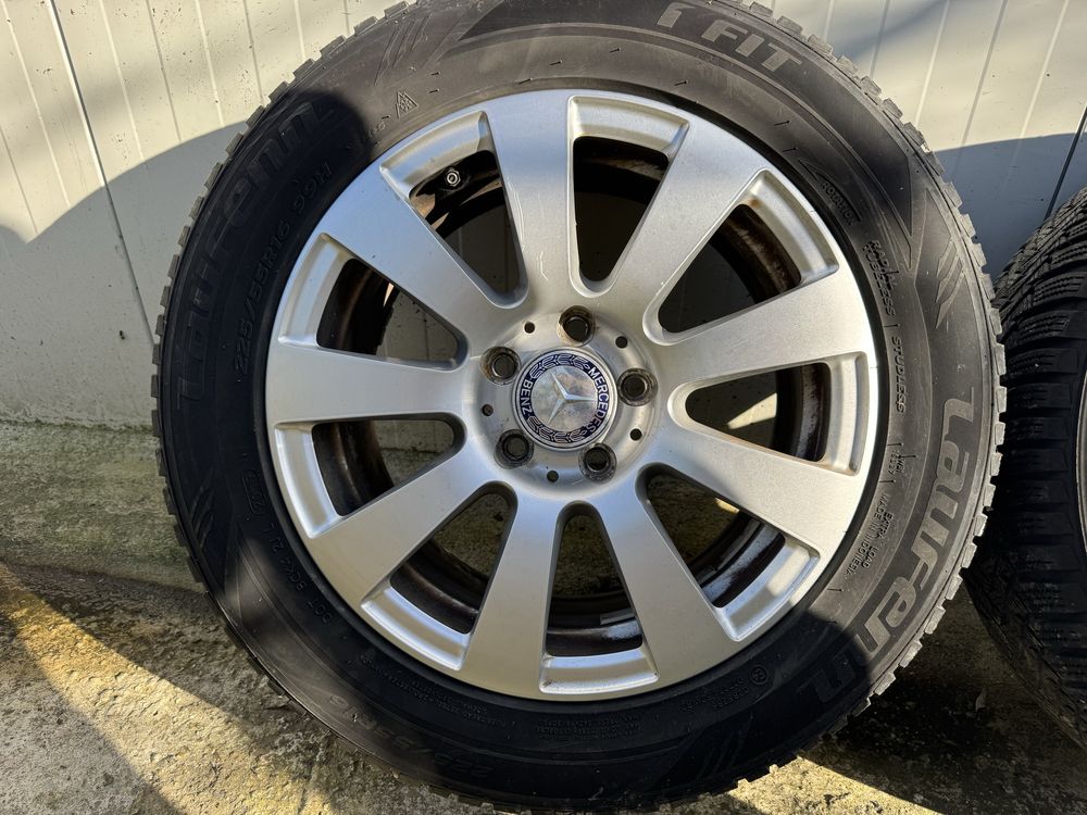 4 бр джанти 16ки Mercedes W212 7.5J ET45.5 с гуми 225/55/16