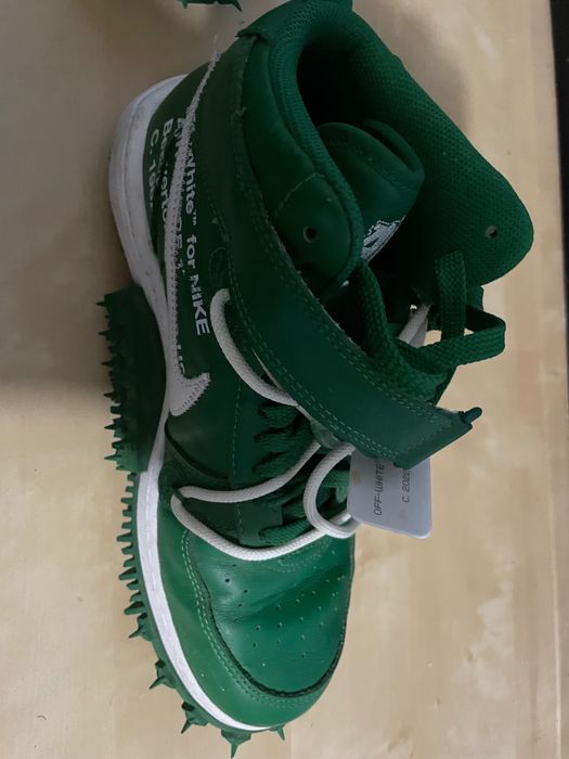 Nike Air Force 1 Mid Off White, Verde, Mărimea 43