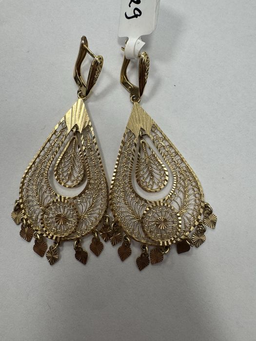 Златни обеци 9,29 гр