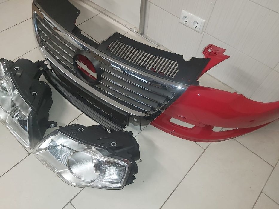 Pachet Fata Completa Cu Bara VW Passat B6 Vopsita Albastru (LY3D)